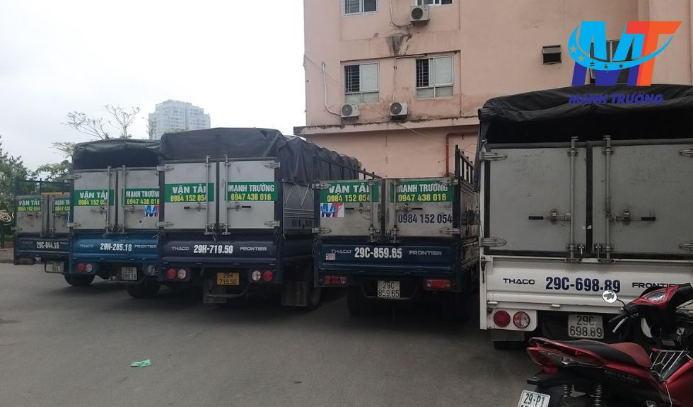 Một số loại hình dịch vụ thuê xe vận chuyển hàng