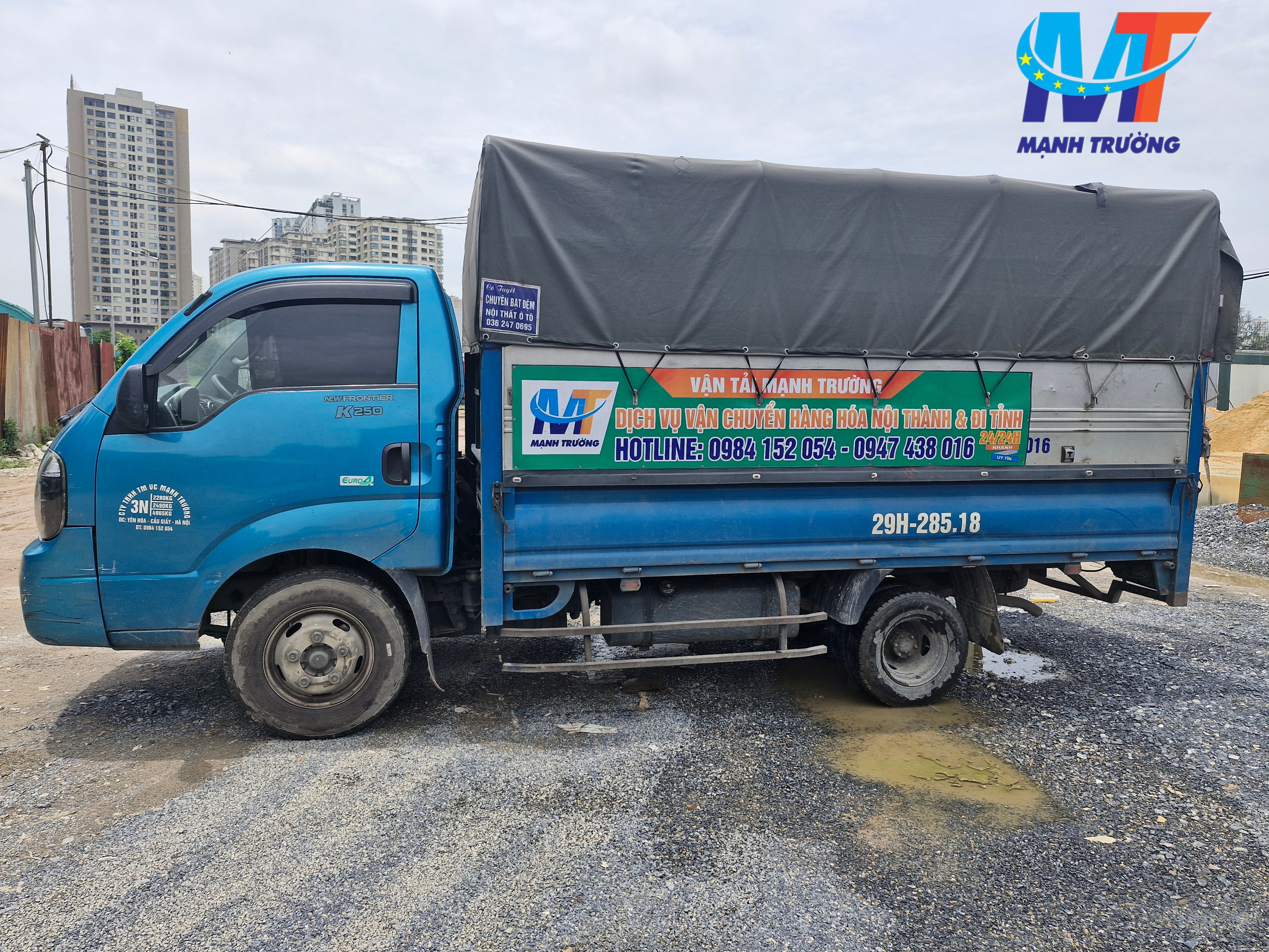 Thuê xe tải chở hàng giá rẻ tại Vân Côn Hoài Đức Hà Nội