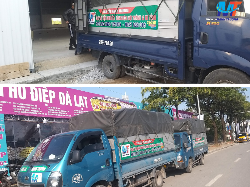 Bảng giá cho thuê tải chở hàng tại Tây Mỗ Từ Liêm Hà Nội
