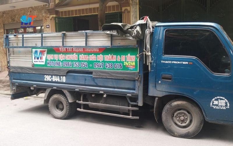 kích thước các loại thùng xe tải