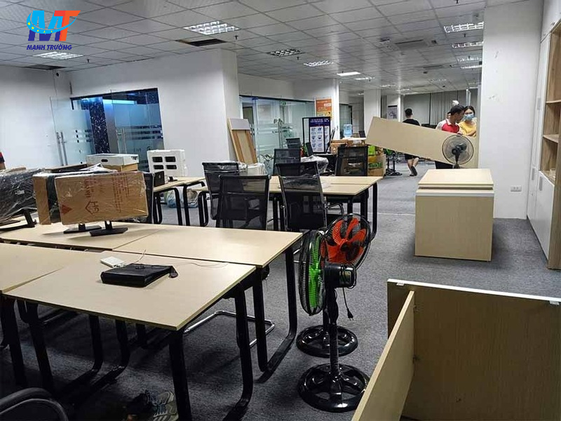 đóng gói máy in khi chuyển văn phòng